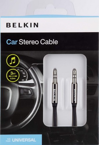 لوازم جانبی پخش خودرو ، اتوموبیل  بلکین Car Stereo Cable-3 feet91431